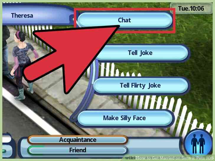 Image intitulée mariez-vous sur Sims 3_ Animaux de compagnie 3DS Étape 24